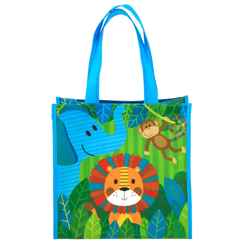 Zoo Theme Recycled Tote Bag - Lemon And Lavender Toronto