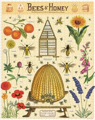 1000 pc Vintage Puzzle "Bees & Honey" - Cavallini - Lemon And Lavender Toronto