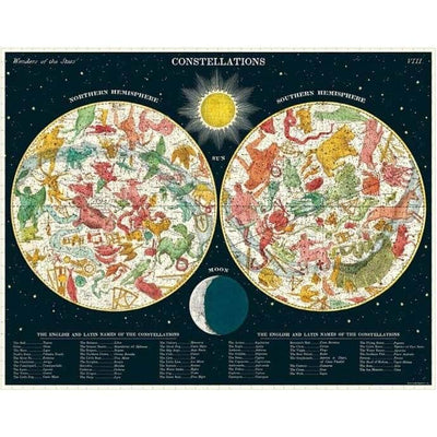 1000 pc Vintage Puzzle "Constellations"- Cavallini - Lemon And Lavender Toronto