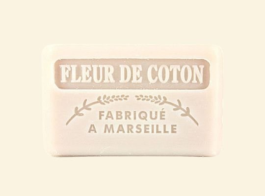 125g Fleur de Coton (Cotton Flower) French Soap - Lemon And Lavender Toronto