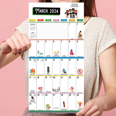2024 Every Day's A Holiday Mini Calendar - Lemon And Lavender Toronto