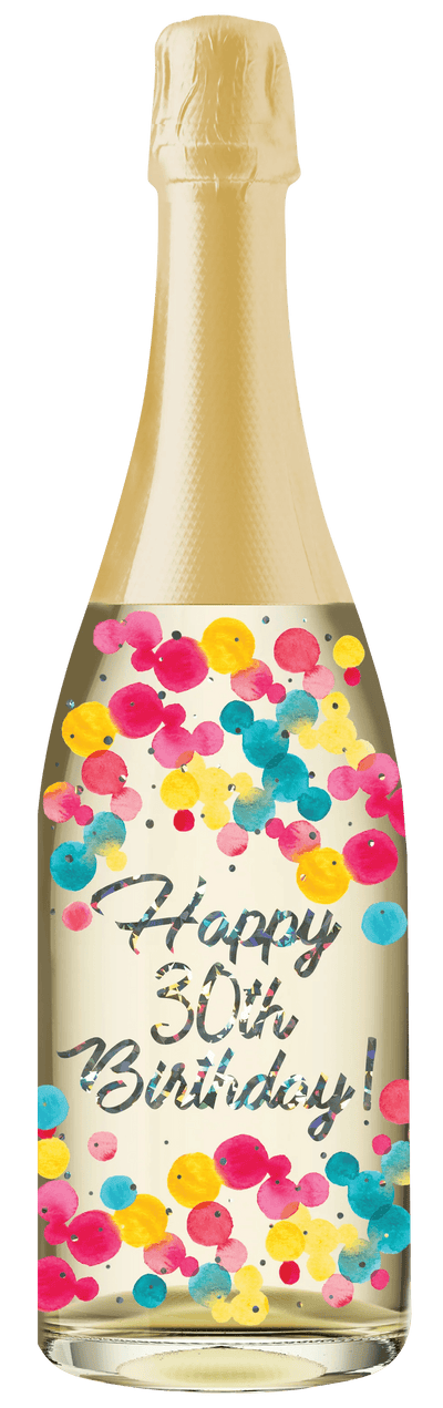 30th Birthday Champagne sound Card - Lemon And Lavender Toronto