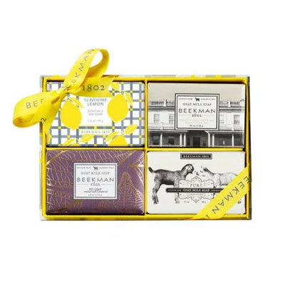 4 Bars of Soap Sampler Gift Set - Lemon And Lavender Toronto