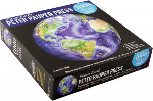 PLANET EARTH ROUND JIGSAW PUZZLE