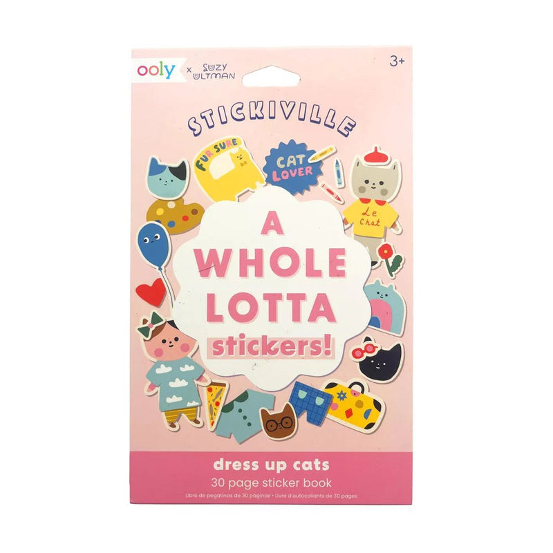 A Whole Lotta Stickers! Sticker Book - Dress Up Cats - Lemon And Lavender Toronto