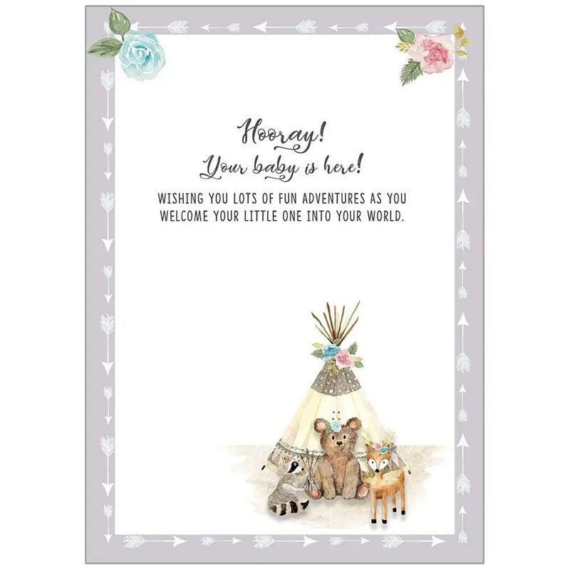 Adventure Friends Baby Card - Lemon And Lavender Toronto