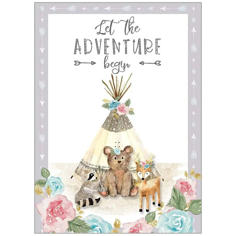 Adventure Friends Baby Card - Lemon And Lavender Toronto