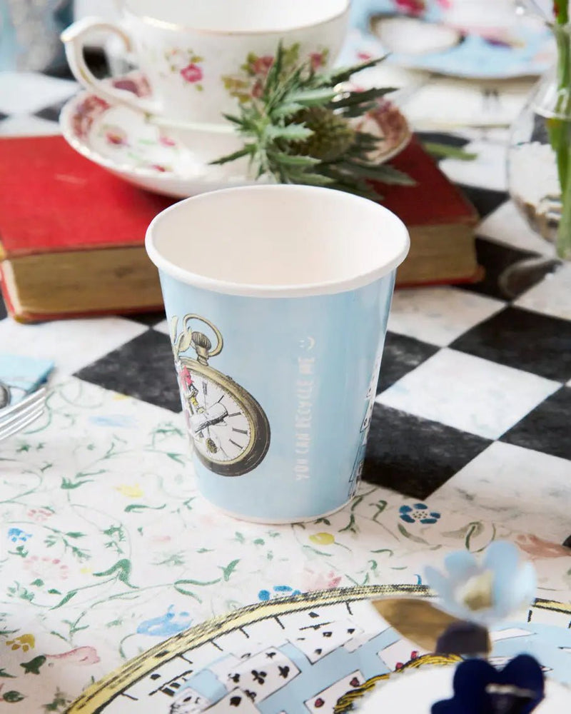 Alice in Wonderland Paper Cups - 8 Pack - Lemon And Lavender Toronto
