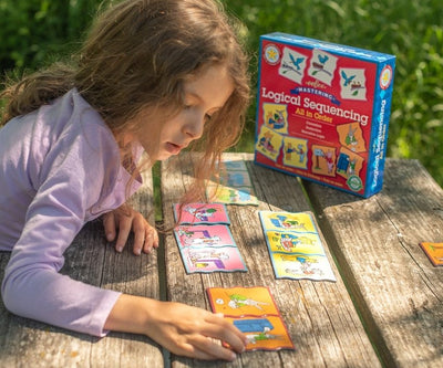 All In Order Sequencing Ordering Game - Eeboo - Lemon And Lavender Toronto