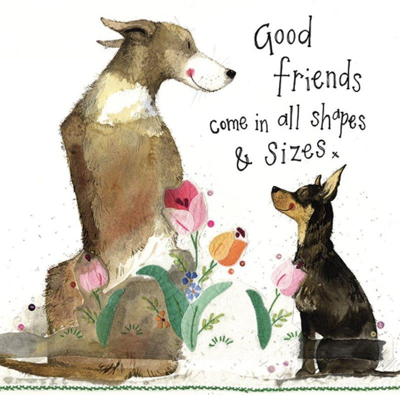All Shapes and Sizes Friend Card - Lemon And Lavender Toronto