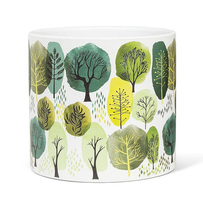 Allover Trees Large Planter - Lemon And Lavender Toronto