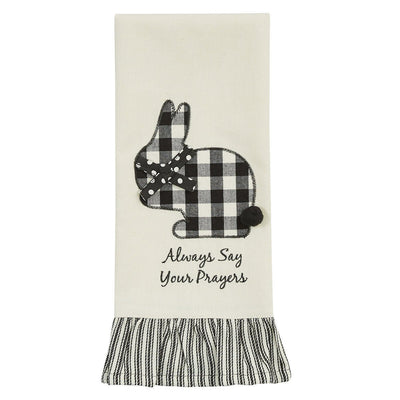 Always say your Prayers AppliqueTea Towel - Lemon And Lavender Toronto