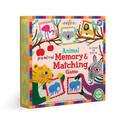 Animal Memory & Matching Game - Eeboo - Lemon And Lavender Toronto