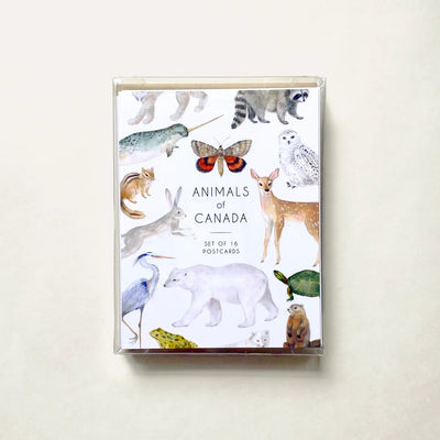 Animals of Canada Postcard Set - Lemon And Lavender Toronto