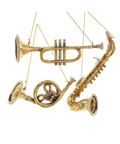 Antique Gold Musical Instrument Ornament - Lemon And Lavender Toronto