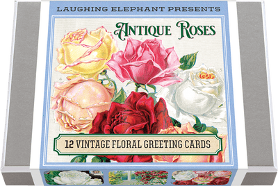 Antique Roses Greeting Card Box - Lemon And Lavender Toronto