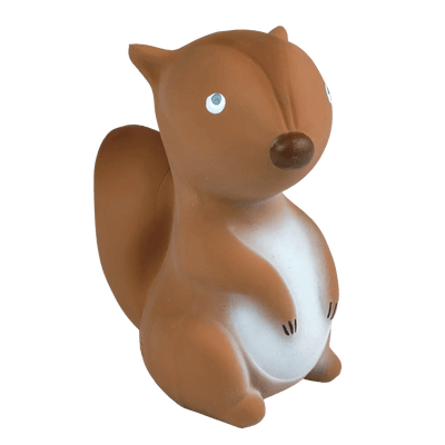 Arctic Squirrel Organic Natural Rubber Teether, Rattle & Bath Toy - Lemon And Lavender Toronto