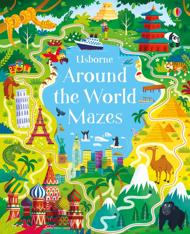 Around the World Mazes - Usborne Book - Lemon And Lavender Toronto