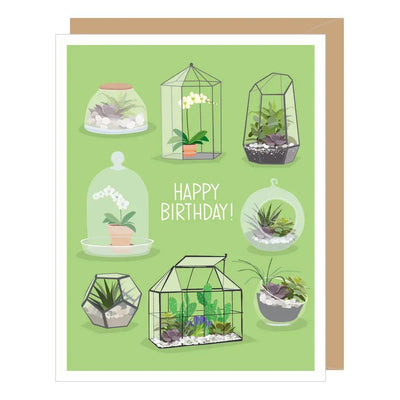 Assorted Terrarium Birthday Card - Lemon And Lavender Toronto