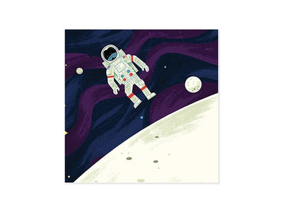 Astronaut with Light POP UP Card - Lemon And Lavender Toronto
