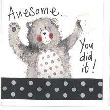 Awesome.. You did it! - Mini Card - Lemon And Lavender Toronto