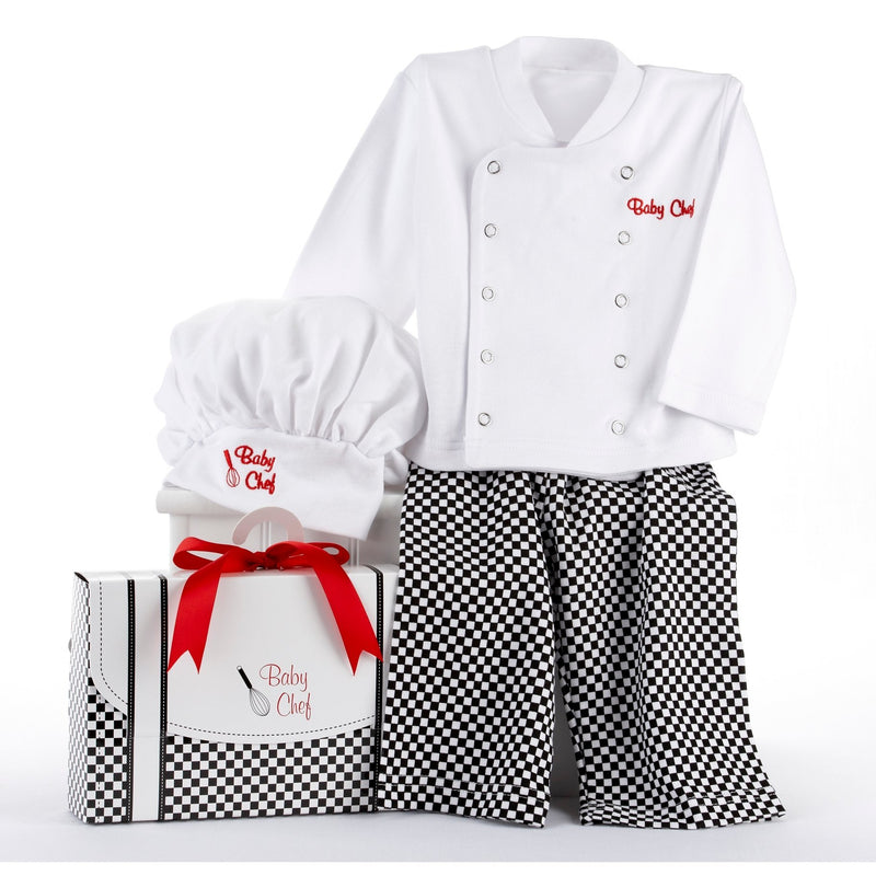 Baby Chef 3-Piece Layette in Culinary Box - Lemon And Lavender Toronto