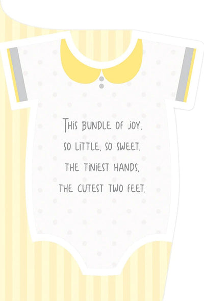 Baby Onesie Baby Card - Lemon And Lavender Toronto