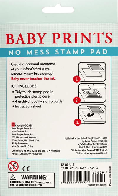 Baby Prints No Mess Stamp Pad - Lemon And Lavender Toronto