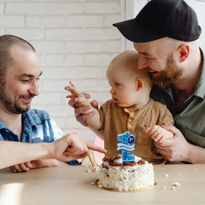 Baby's First - Bday Candle ( Blue) - Lemon And Lavender Toronto