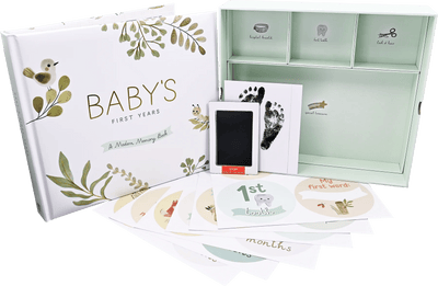 Baby's First Years-A Modern Memory Book with Keepsake Box - Lemon And Lavender Toronto