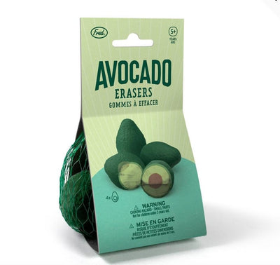 Bag of Avocado Erasers -Small - Lemon And Lavender Toronto