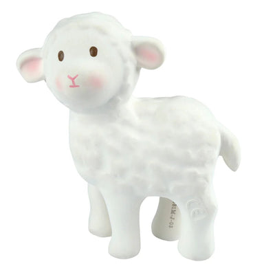 Bah Bah the Lamb-Organic Natural Rubber Rattle. Teether & Bath Toy - Lemon And Lavender Toronto