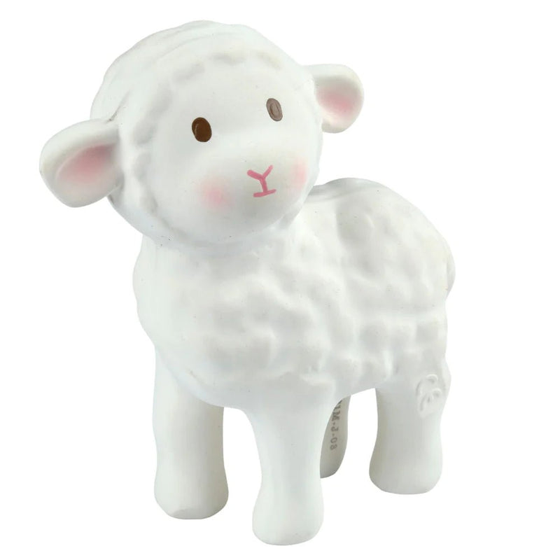 Bah Bah the Lamb-Organic Natural Rubber Rattle. Teether & Bath Toy - Lemon And Lavender Toronto