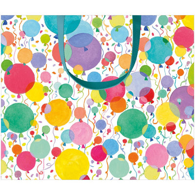 Balloons And Confetti Large Gift Bag - Lemon And Lavender Toronto