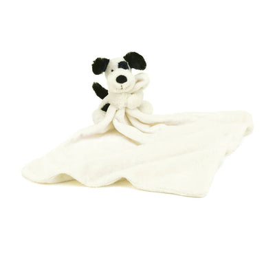 Bashful Black & Cream Puppy Soother-Jellycat - Lemon And Lavender Toronto