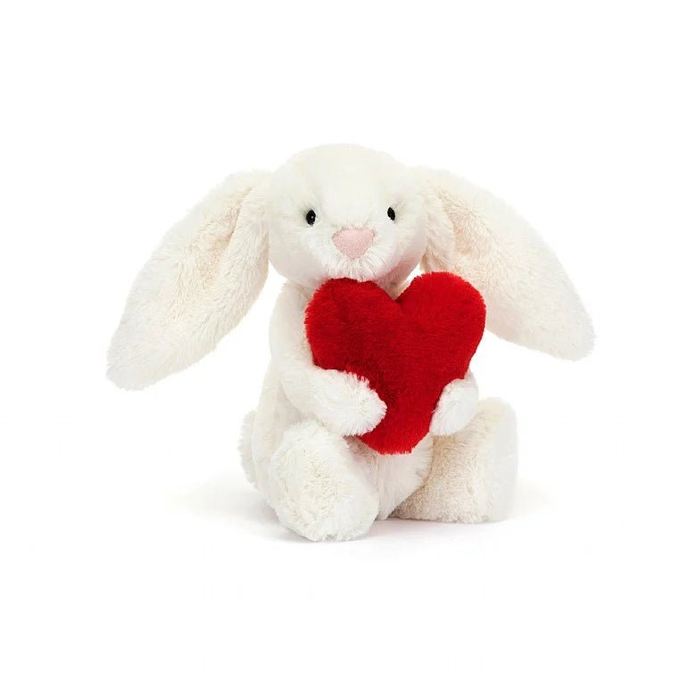 Bashful Red Love Heart Bunny - Lemon And Lavender Toronto