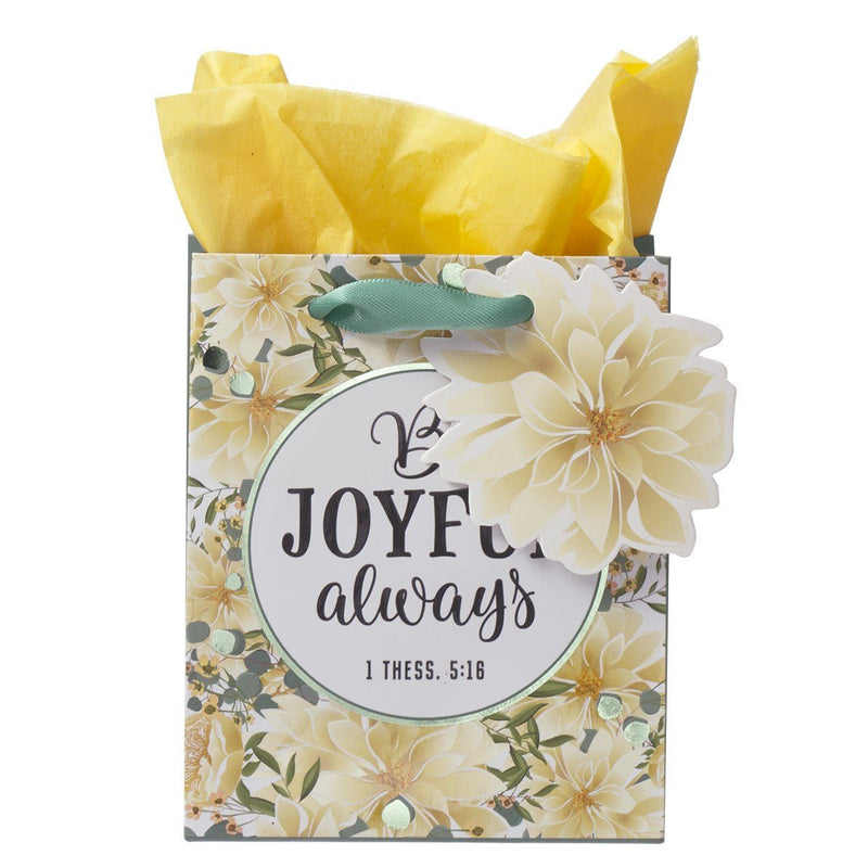 Be Joyful Always Extra Small Gift Bag - Lemon And Lavender Toronto