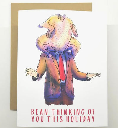 Bean Thinking of You Holiday Card - Lemon And Lavender Toronto