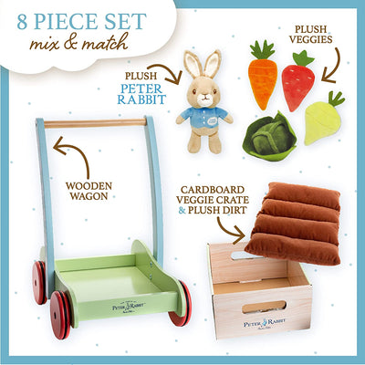 Beatrix Potter Peter Rabbit Wooden Garden Wagon and Plush Veggie Play Set - Lemon And Lavender Toronto