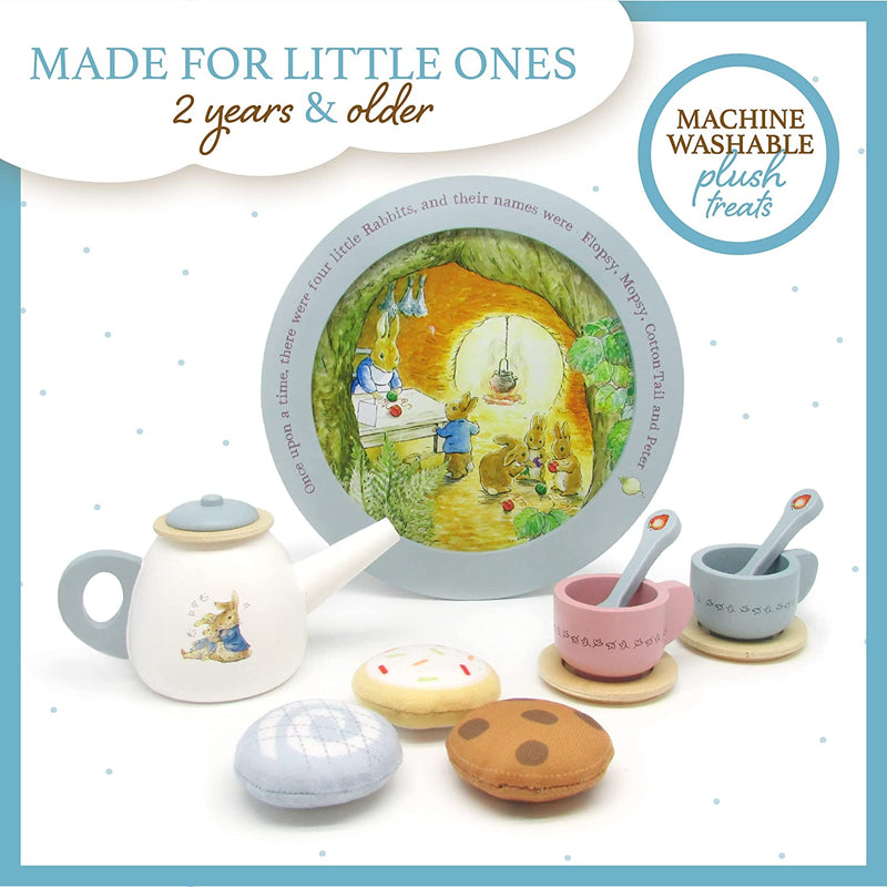 Beatrix Potter Peter Rabbit Wooden Tea Set for Pretend Play - Lemon And Lavender Toronto