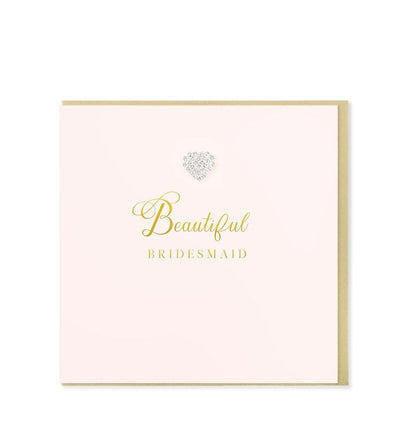 Beautiful Bridesmaid - Wedding Card - Lemon And Lavender Toronto