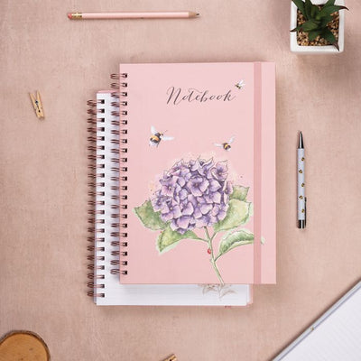 Bee Notebook - Hydrangea - Lemon And Lavender Toronto