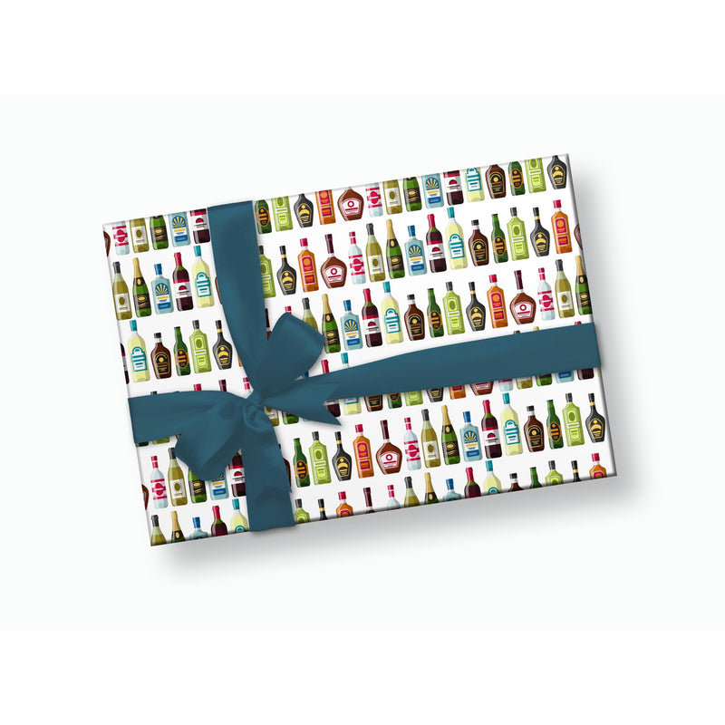 Beer & Alcohol Liquor Wrapping Paper - Lemon And Lavender Toronto