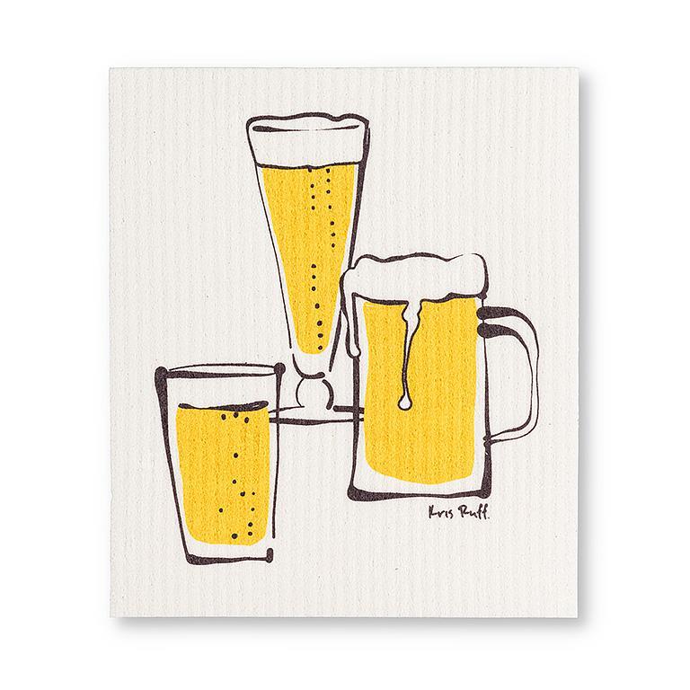 Beer & Pretzels Dishcloths Set of 2 - Lemon And Lavender Toronto