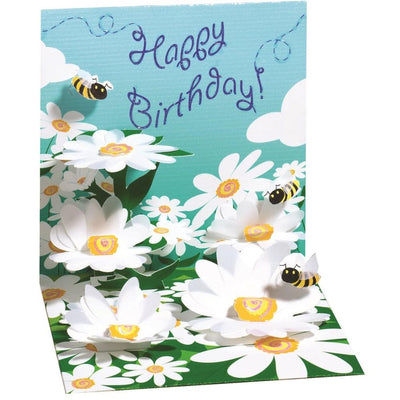 Bees & Daisies POP UP Card - Lemon And Lavender Toronto