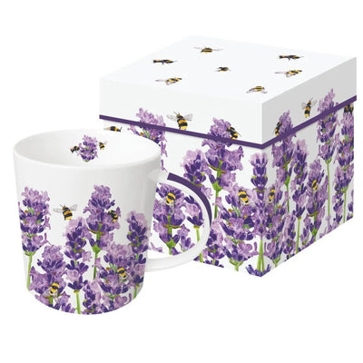 Bees & Lavender Mug in a Gift Box - Lemon And Lavender Toronto