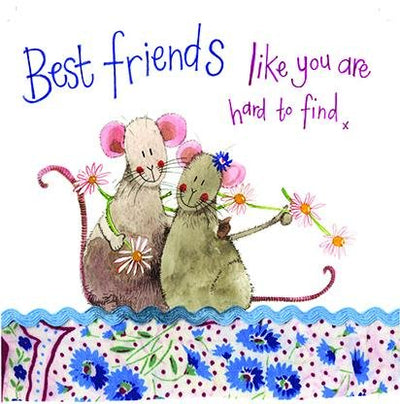 Best Friends are hard to find - Large Card - Lemon And Lavender Toronto
