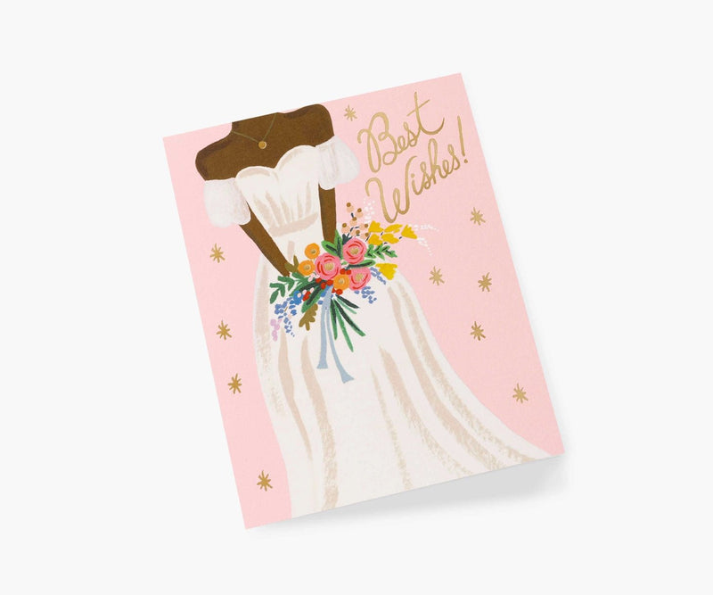 Best Wishes Bride Card - Lemon And Lavender Toronto