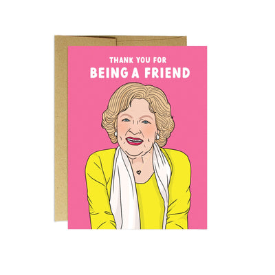 Betty "Thank you for Being a Friend" | Thank you Card - Lemon And Lavender Toronto