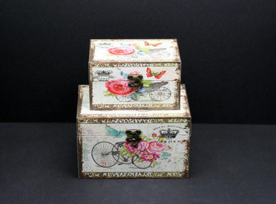 Bicycle and Flowers Box Small - Lemon And Lavender Toronto